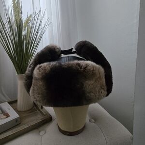 Men's Brown Fur Winter Hat